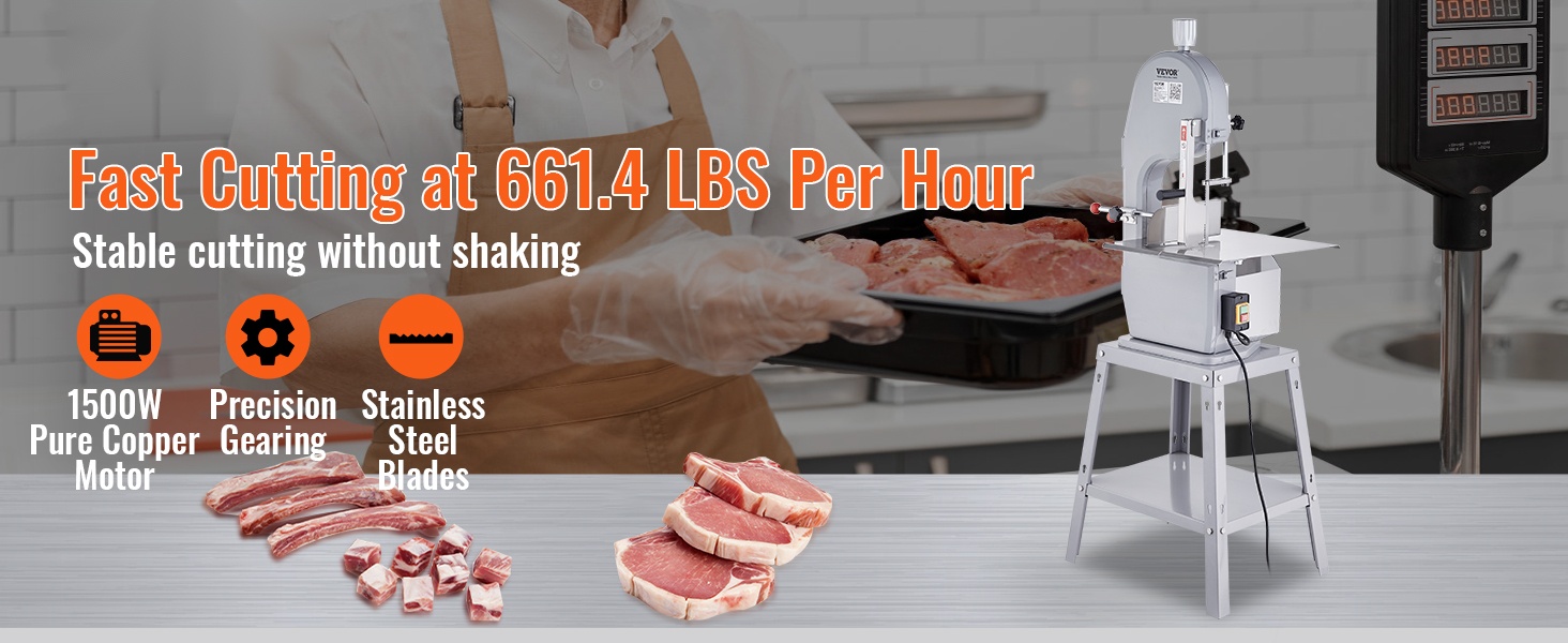 Luusahakone käytössä