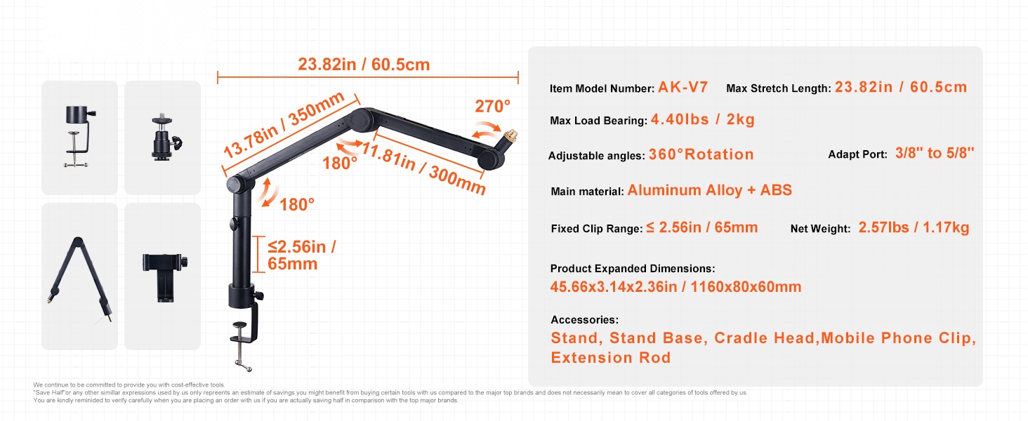 Mikrofonivarsi työpisteessä