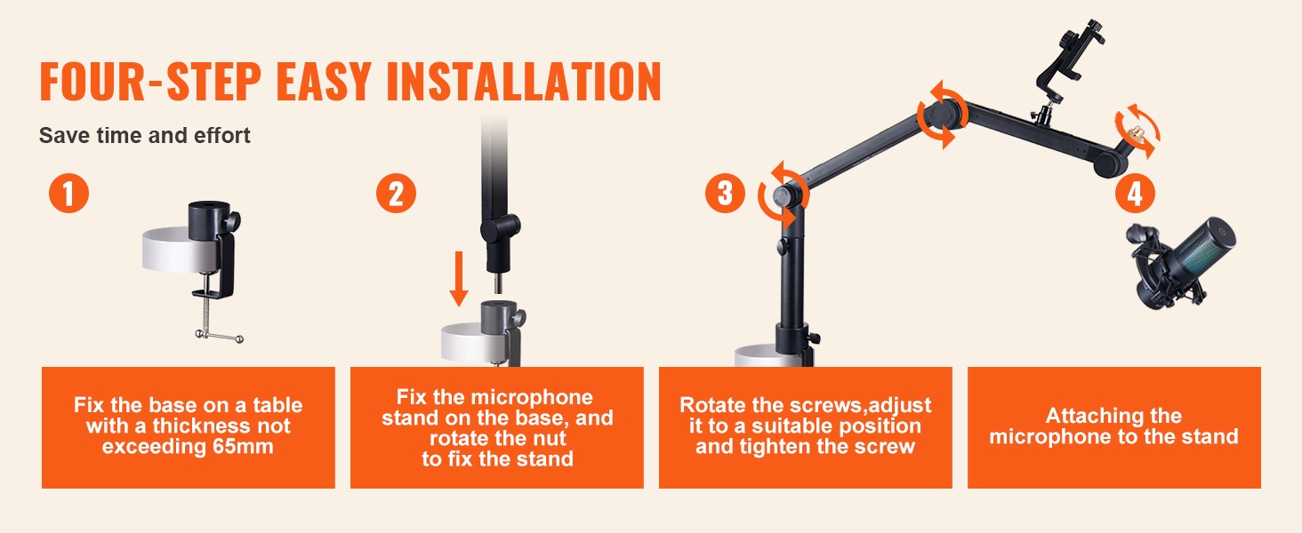 Käyttövinkit mikrofonivarrelle