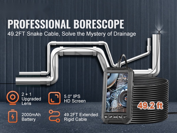 Endoskooppikamera näkymä ja näyttö