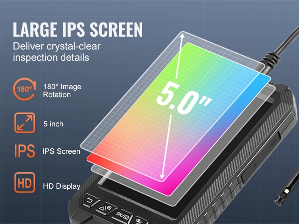 Endoskooppikameran selkeä värinäyttö