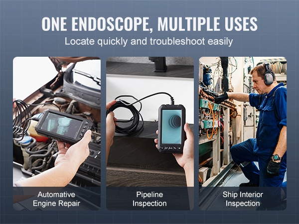 Tarkastuskameran eri käyttökohteet