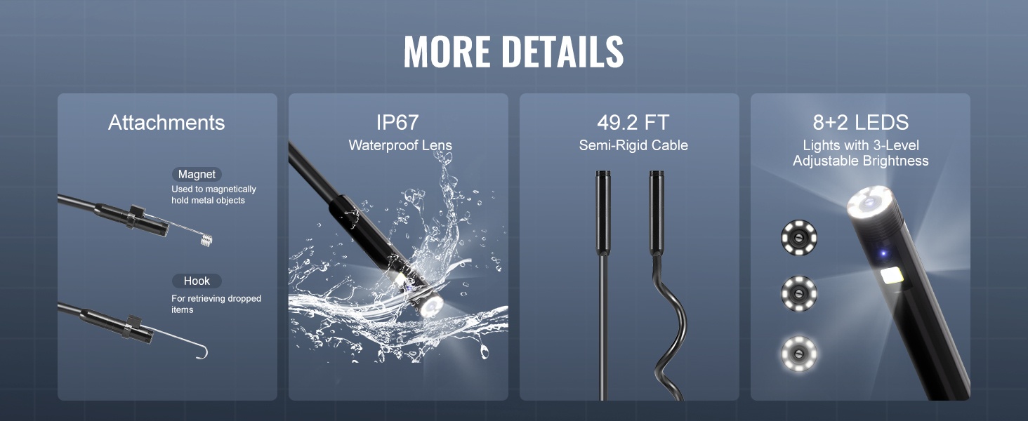 Puolijäykkä kaapeli ja lisätarvikkeet