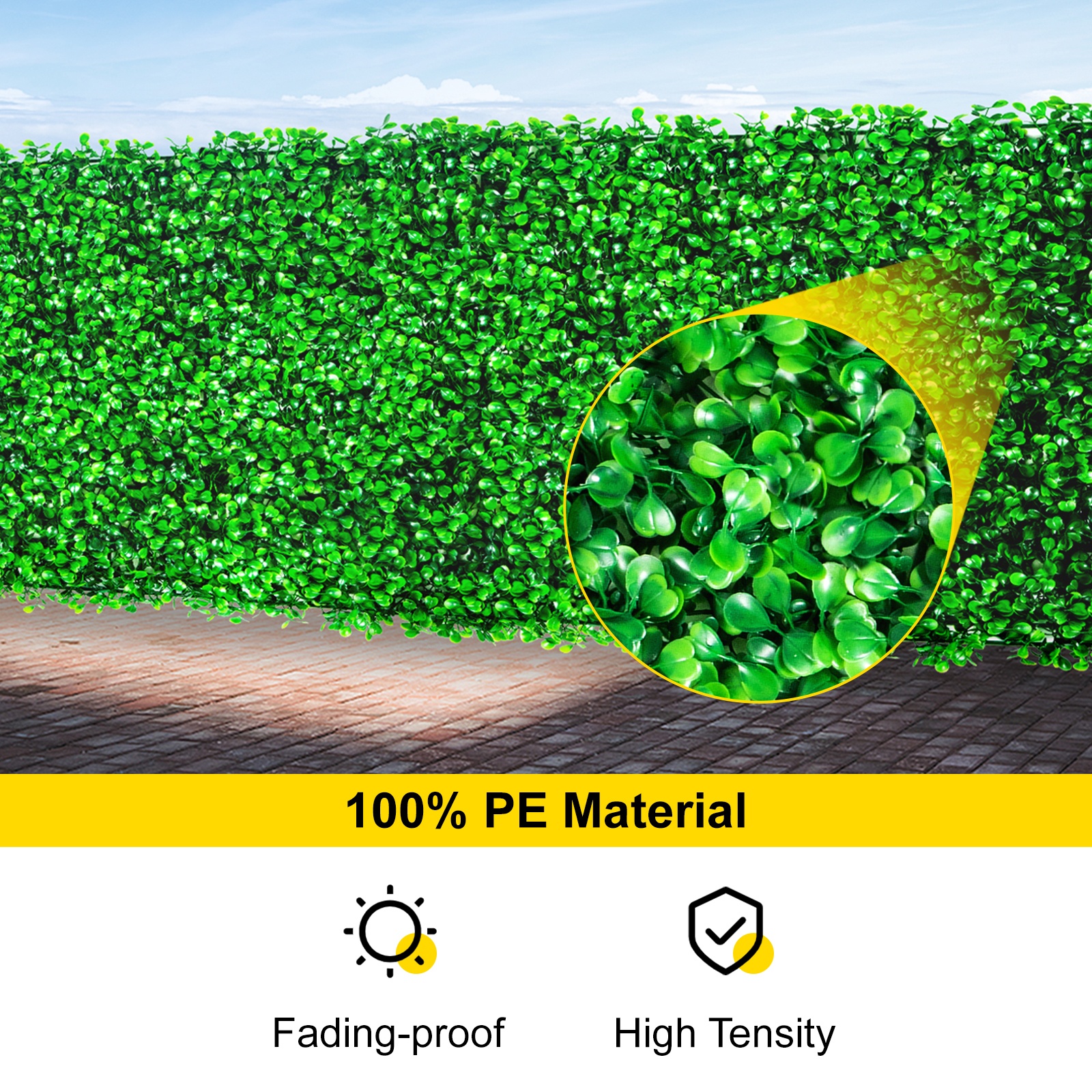 Tiheä puksipensasverkko