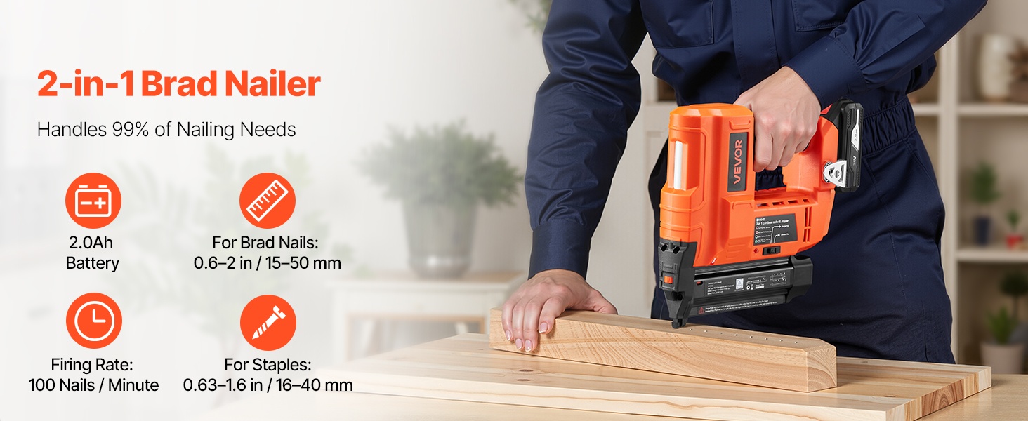 Akkukäyttöinen brad-naulain