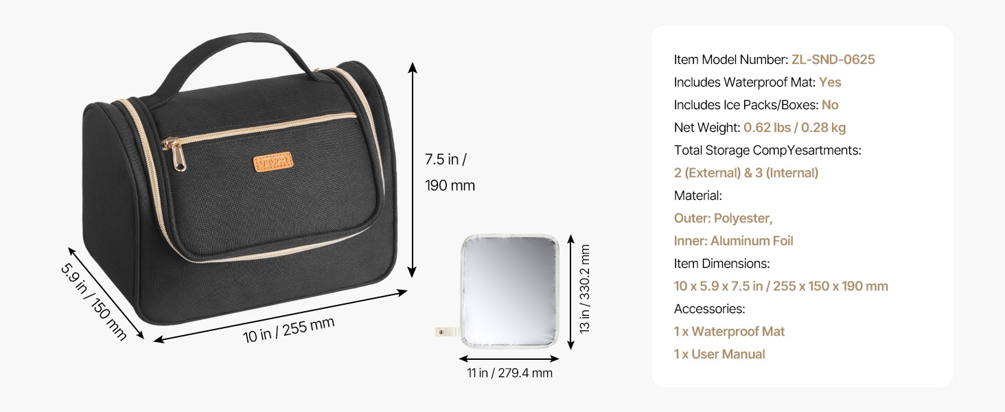 Rintapumpun laukku – mittasuhteet