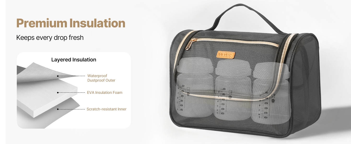 Rintapumpun laukku – eristetty rakenne