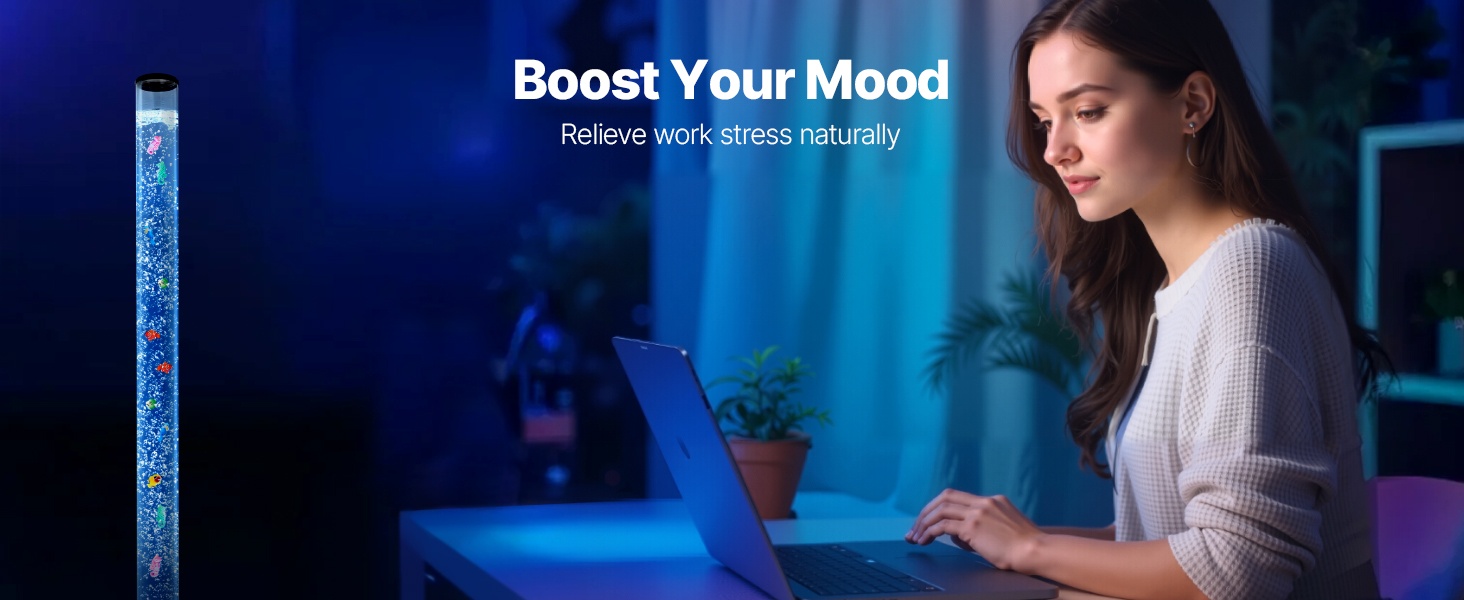 Kuplaputkilamppu rentoutumiseen