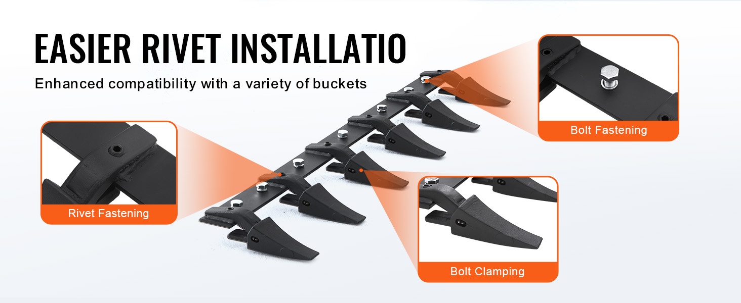 Helppo asennus kauhaan