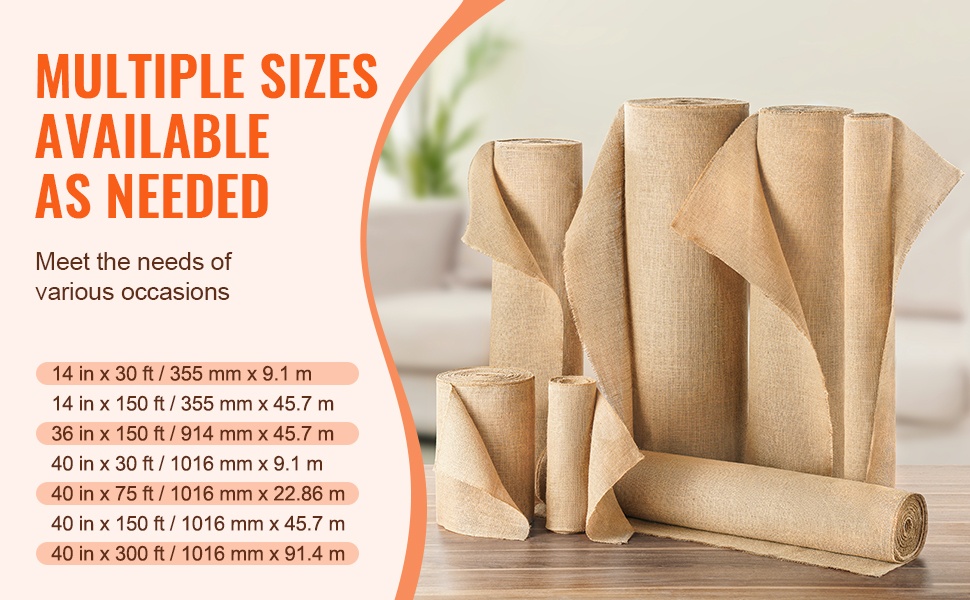 Juuttikangas sisustukseen ja puutarhaan