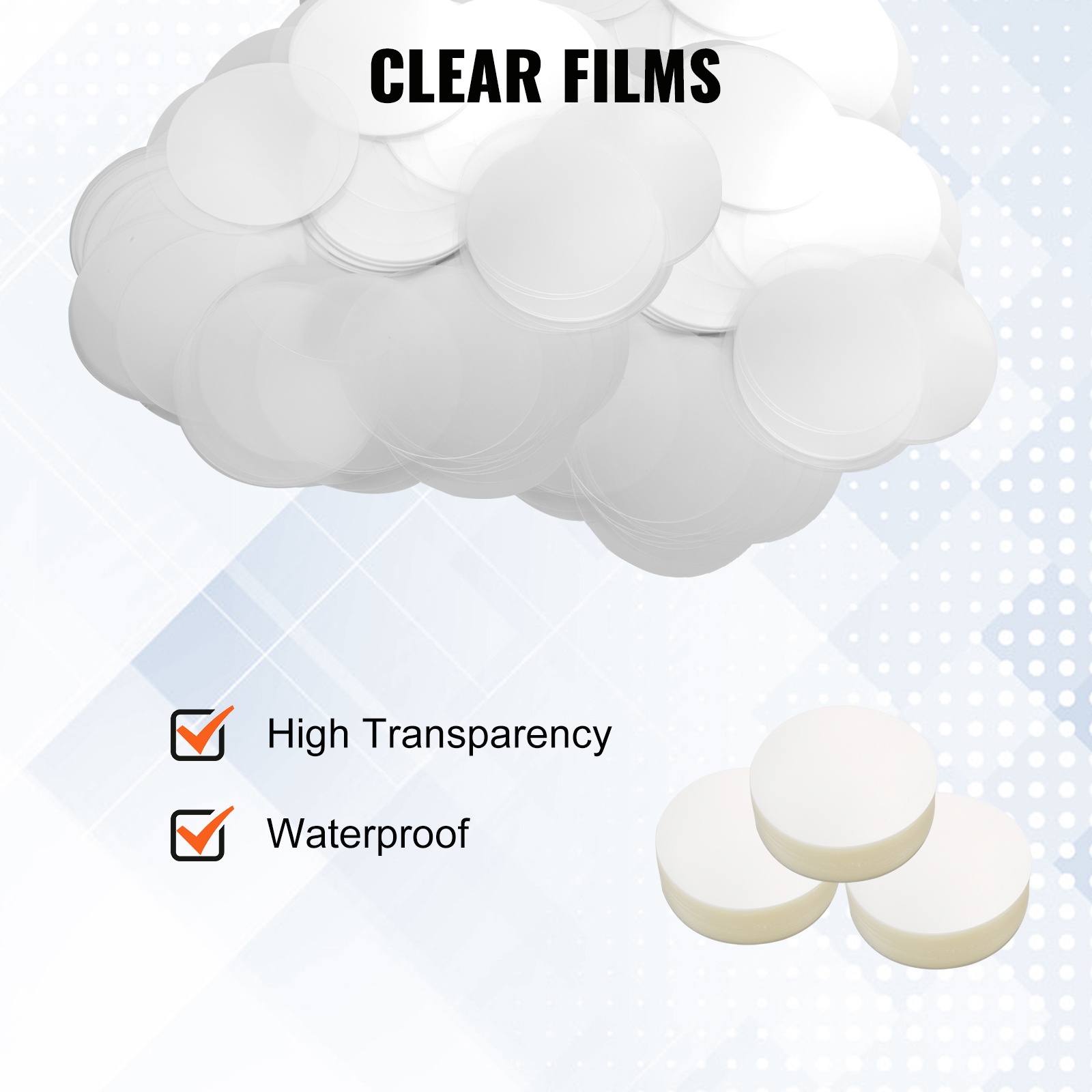 Kirkkaat suojakalvot rintamerkkeihin