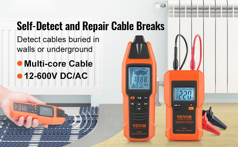 Maanalaisen kaapelinhakijan yleisnäkymä