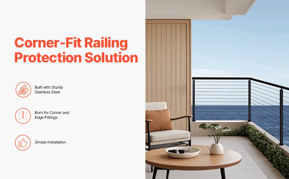 Kaapelikaiteen kulmatolppa, yleiskuva