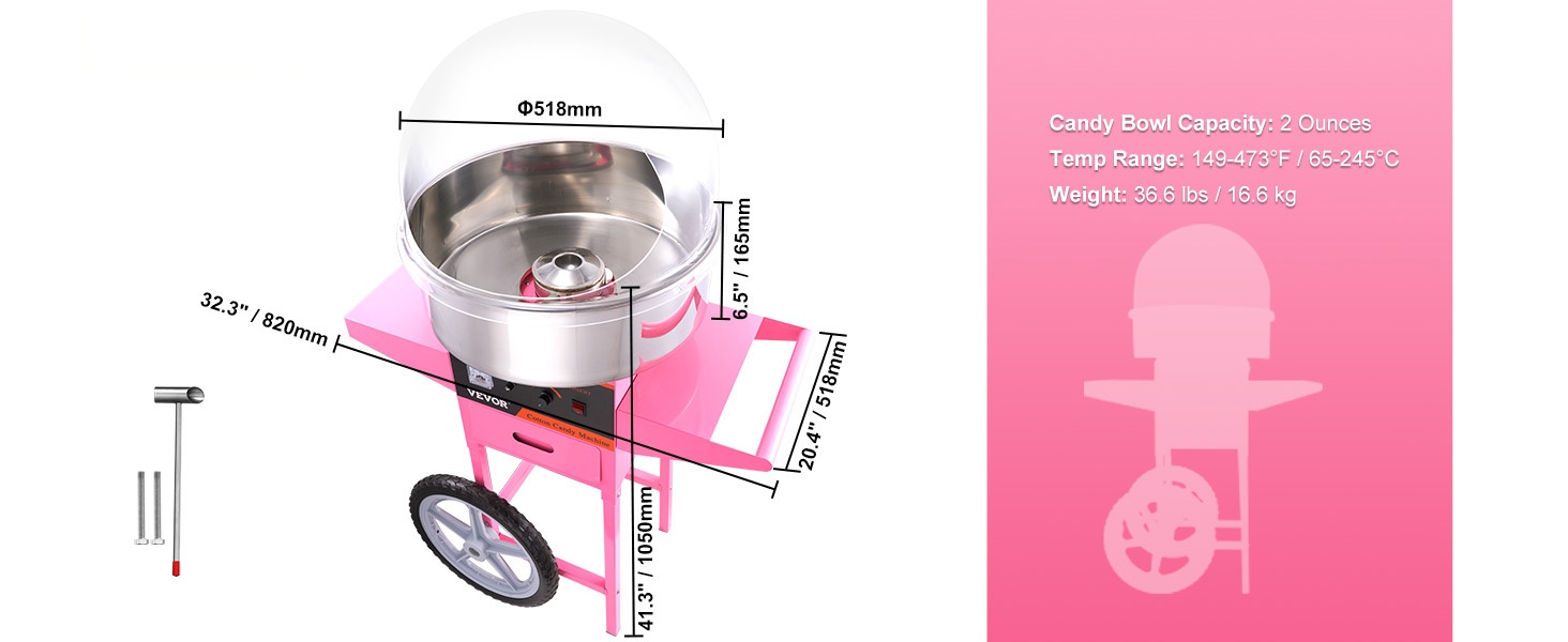 Hattarakone yksityiskohta