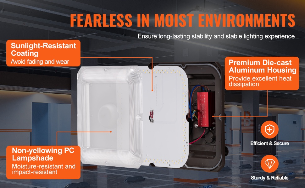 LED-katoksivalaisimen valonjako