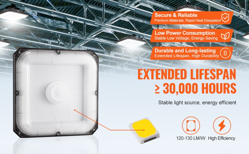 LED-katoksivalaisimen asennus