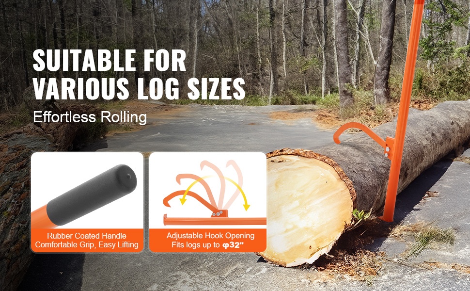 Säädettävä koukku eri kokoisille puille