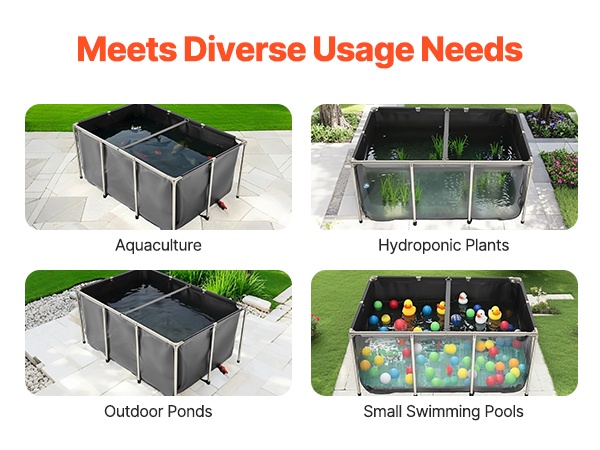 Altaan käyttö akvakulttuurissa ja pihalla