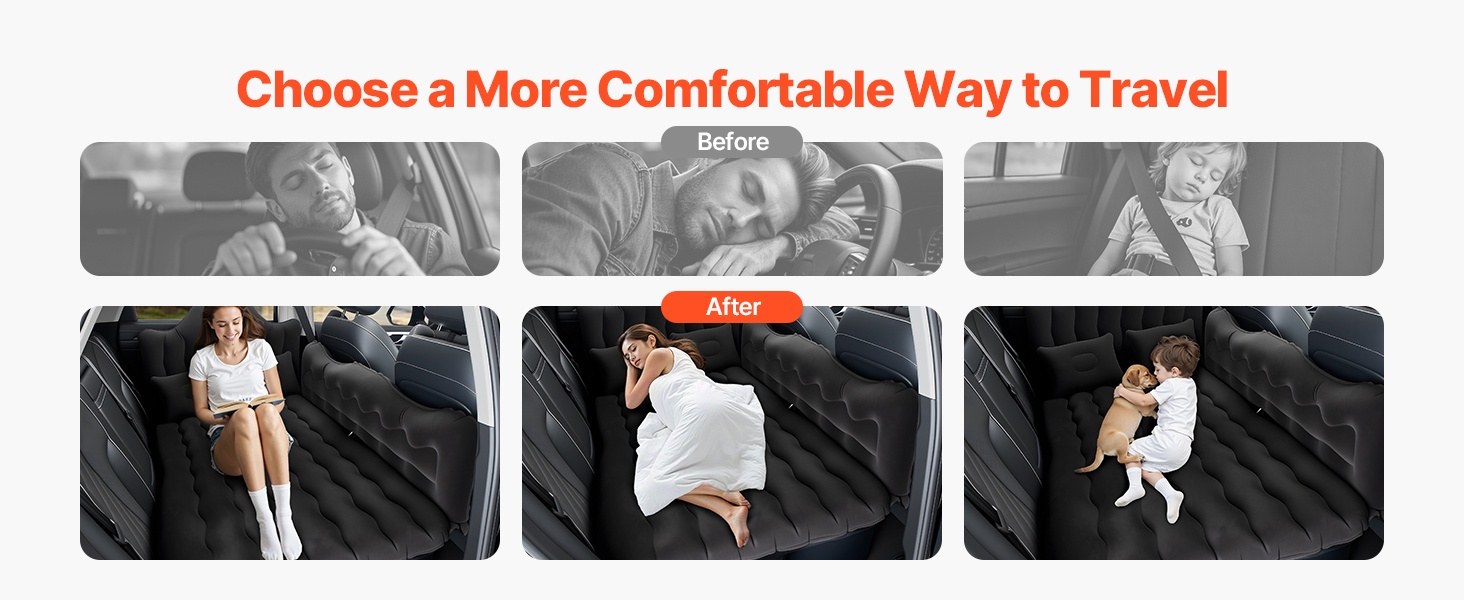 Säädettävä auton ilmapatja tavaratilaan