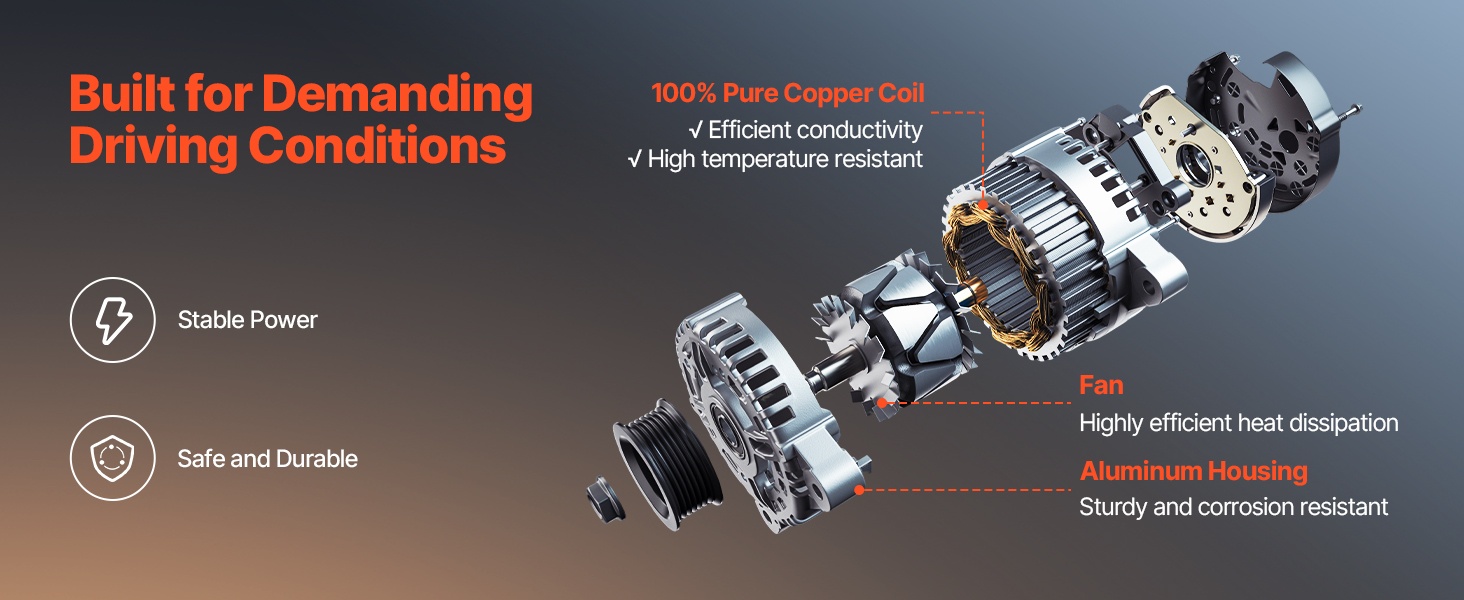 Tehokas auton laturi