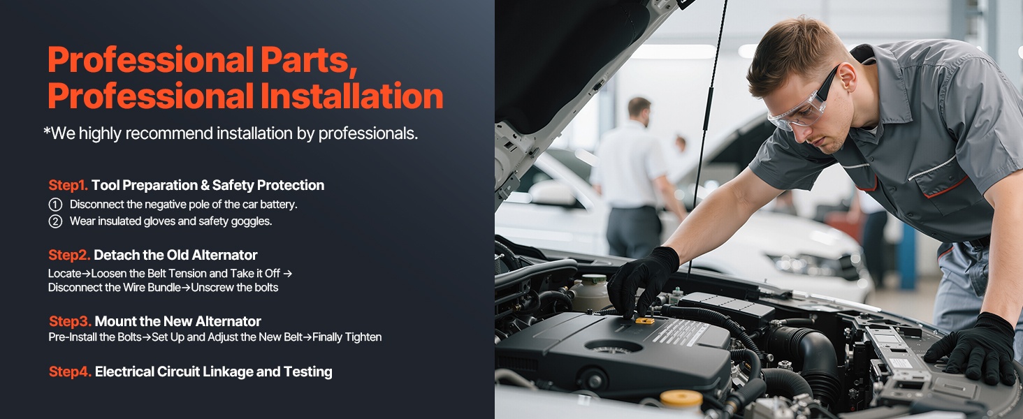 Auton laturin asennus