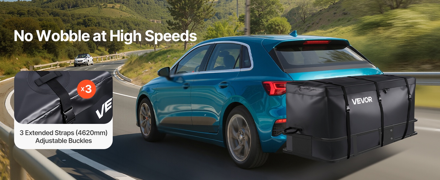 Säädettävät kiinnityshihnat vetokoukkutasossa