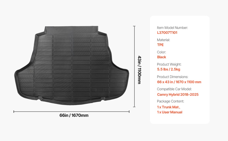 Tarkasti istuva tavaratilan matto