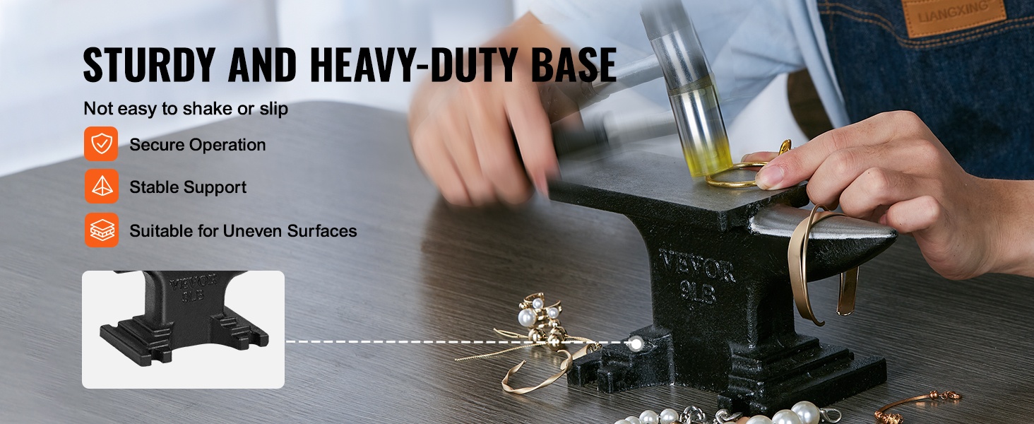 Paksunnettu, tukeva jalusta