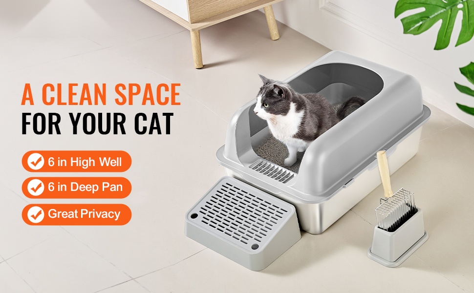 Ruostumaton kissan hiekkalaatikko, yleiskuva