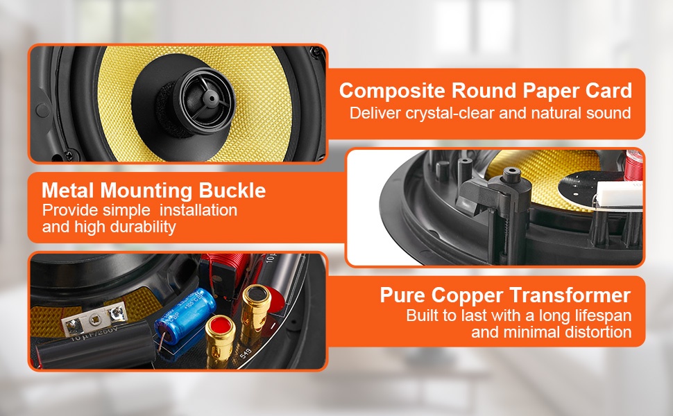 Kattokaiuttimen asennus