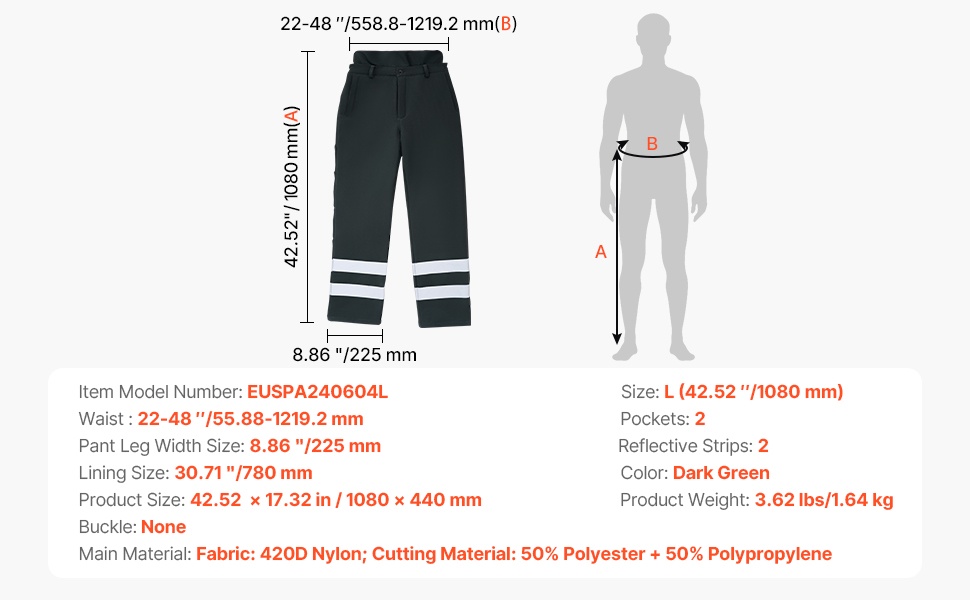 Moottorisahasuojahousujen yksityiskohtia