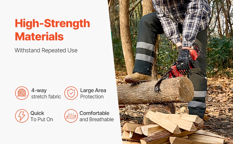 Moottorisahasuojahousut kietaisumalli