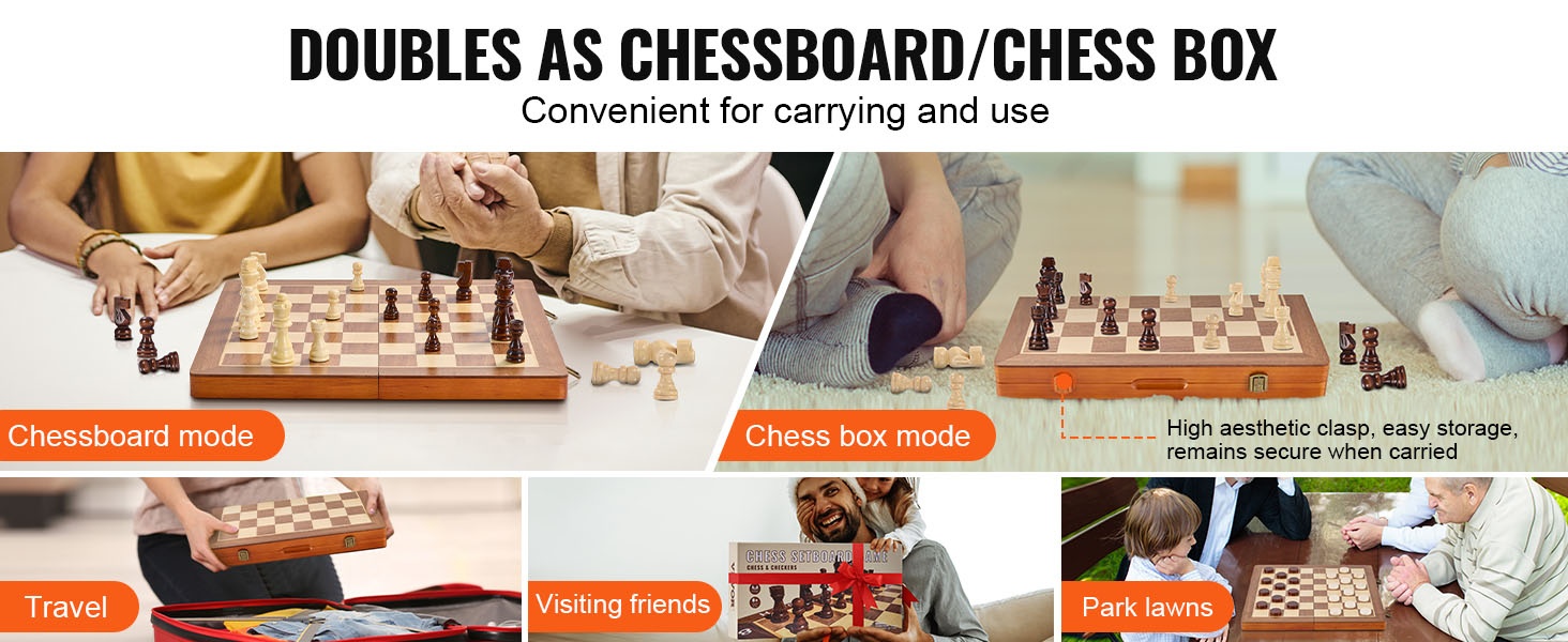 Taitettava shakkilauta säilytystä varten