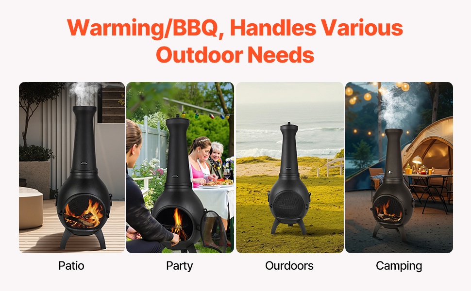 Tulisija erilaisissa ulkokäyttötilanteissa