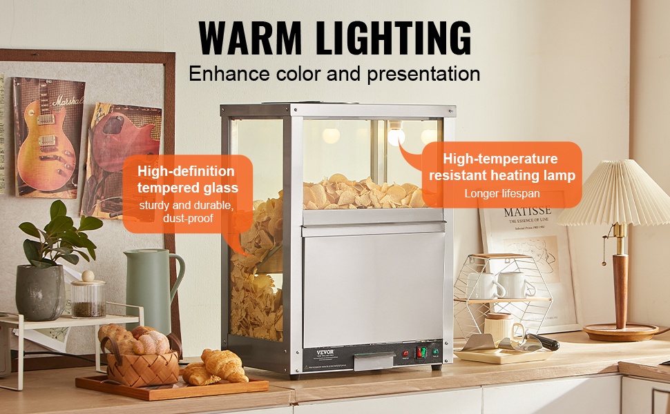 Lämpökaappi pitää sipsit rapeina