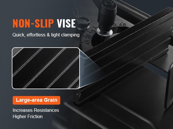 Materiaalia tukevasti kiinni pitävä puristin