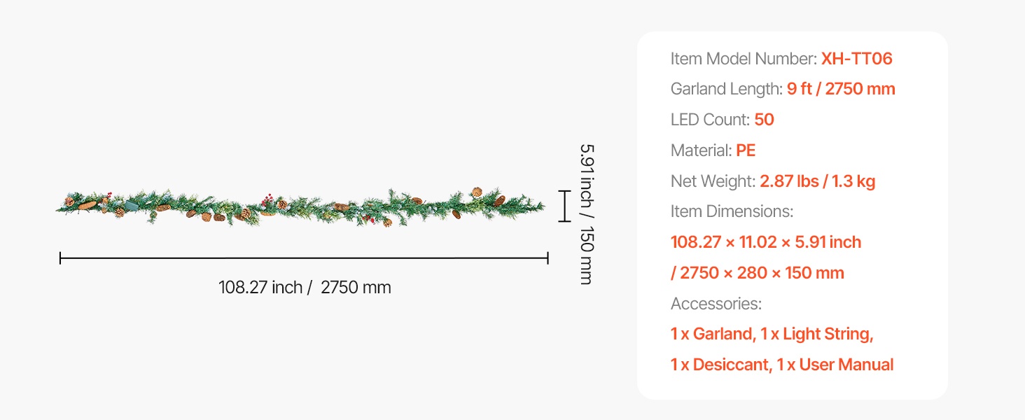 Jouluköynnös, sisustusesimerkki