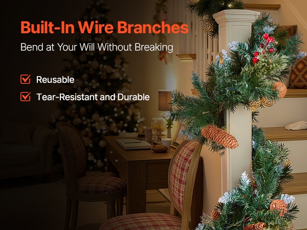 Jouluköynnös, lähikuva oksista