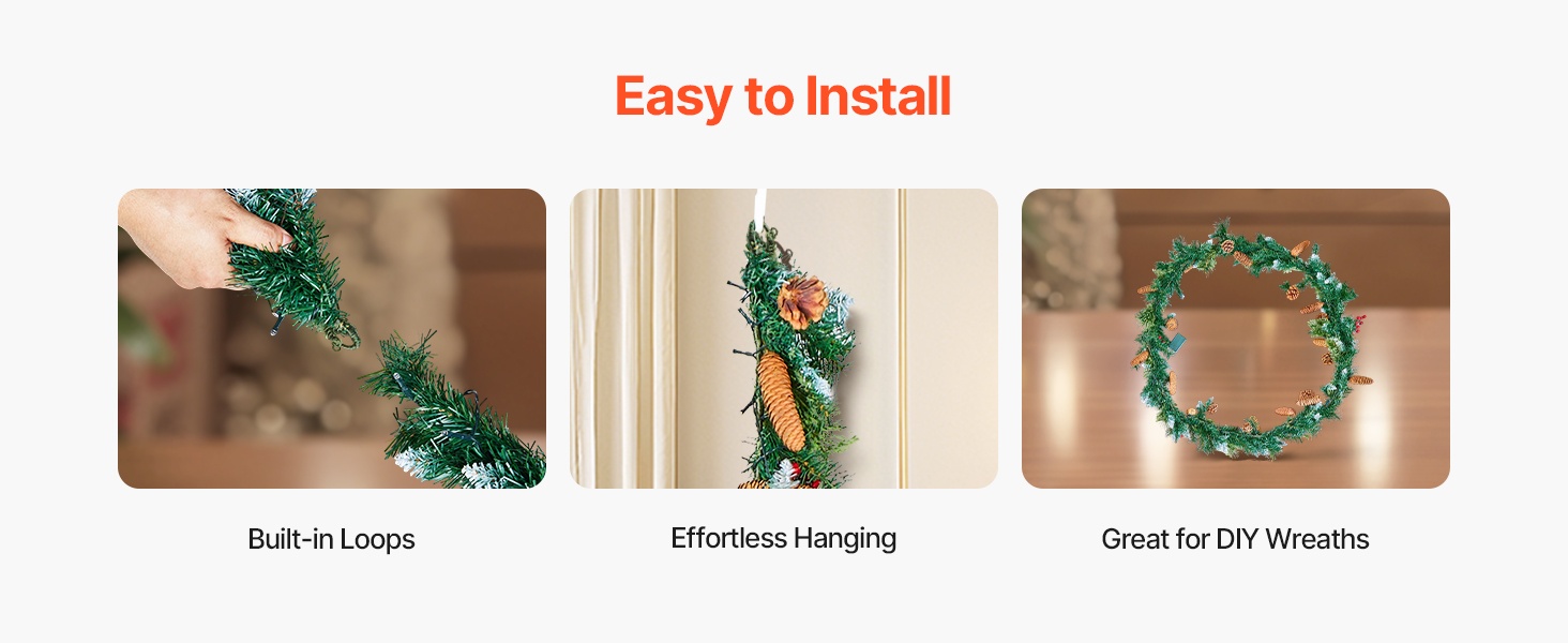 Jouluköynnös, ripustuslenkit