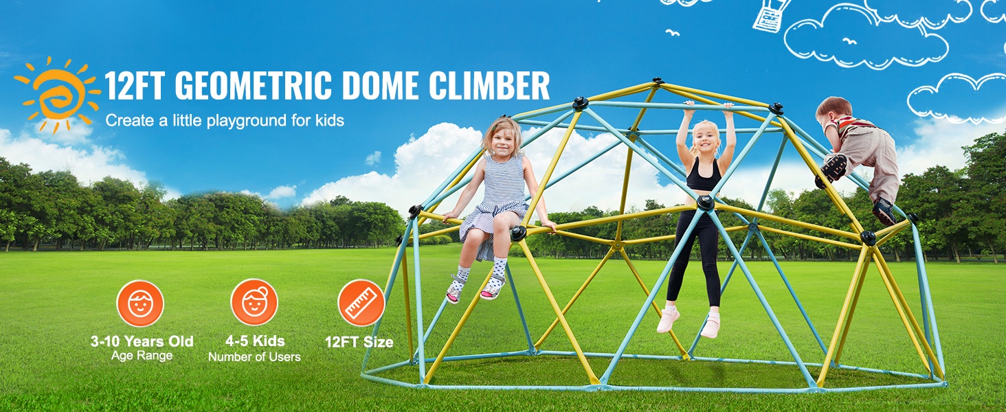 Kiipeilykupu pihalle lapsille