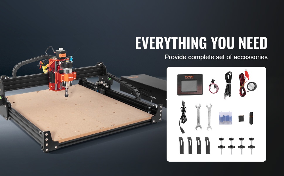 CNC-kone eri materiaaleille
