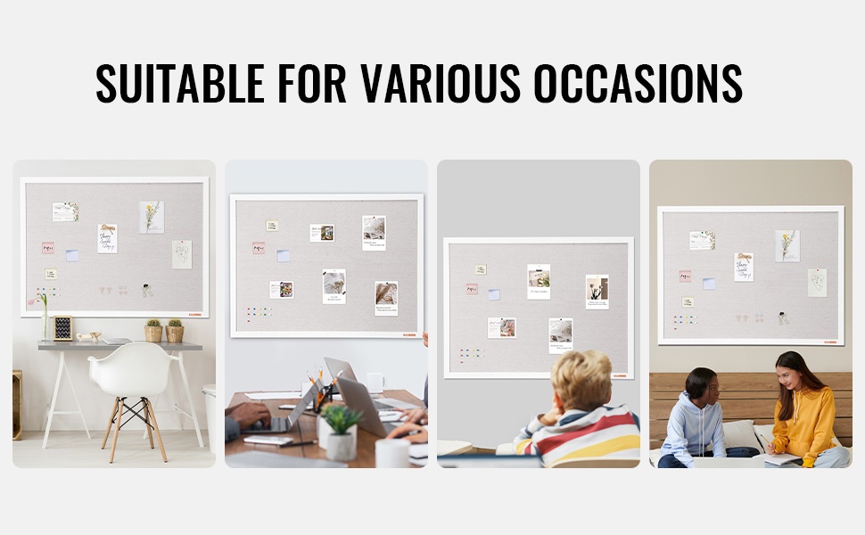 Ilmoitustaulu eri tiloissa