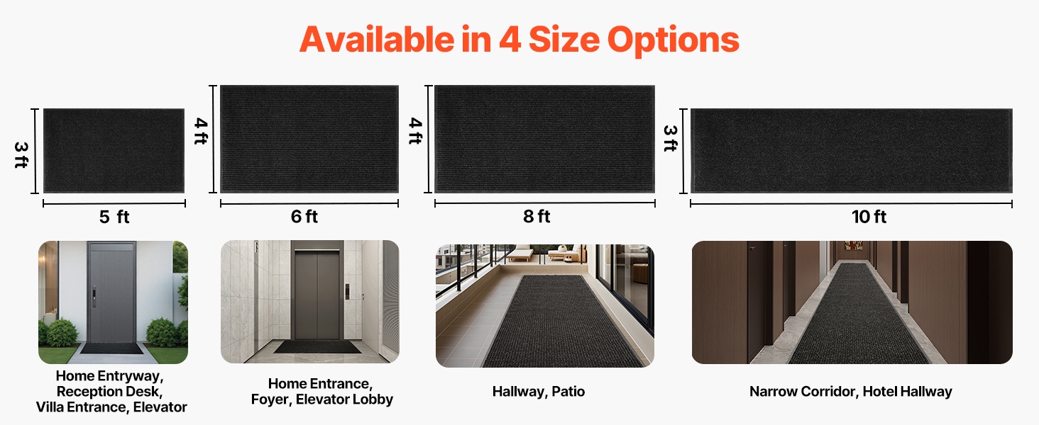 Eri kokovaihtoehtoja sisäänkäynteihin