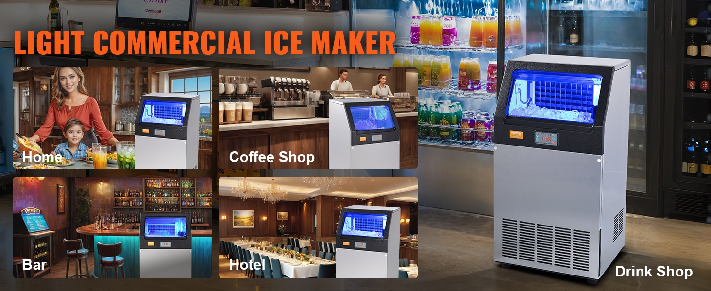 Jääpalakone käytössä