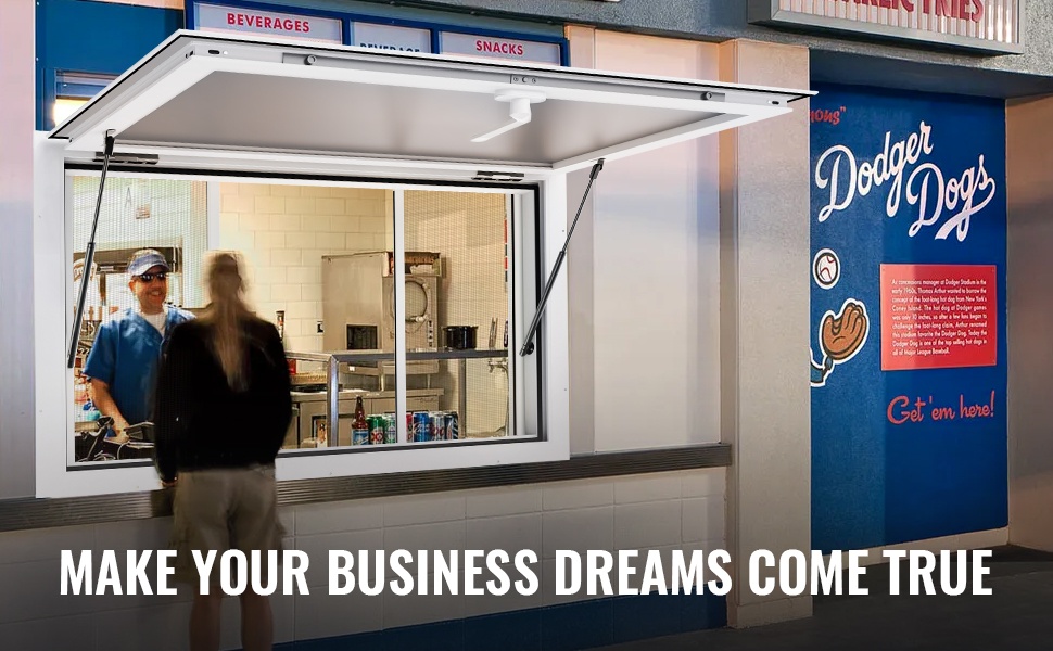 Tarjoiluikkunan käyttökohteet