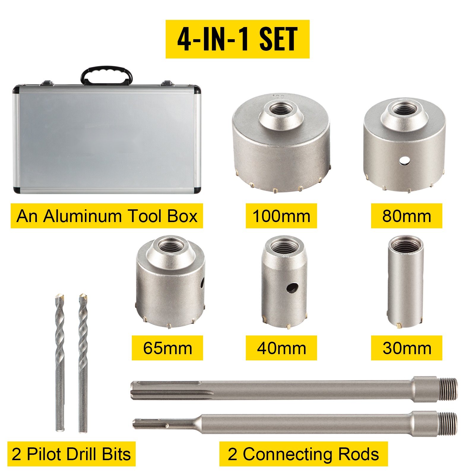 4-in-1 reikäsahasarja