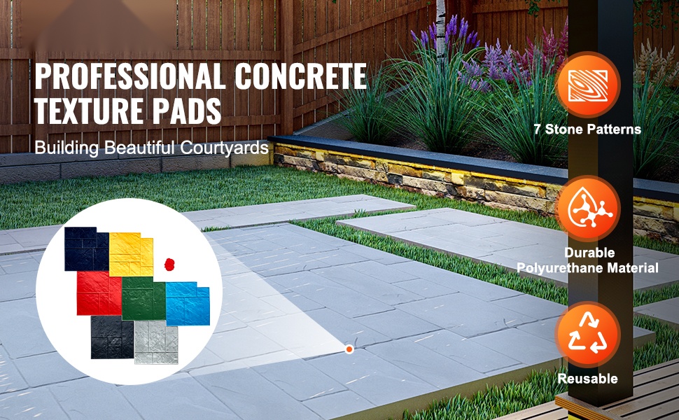 Betonileimausmatto 61 x 61 cm