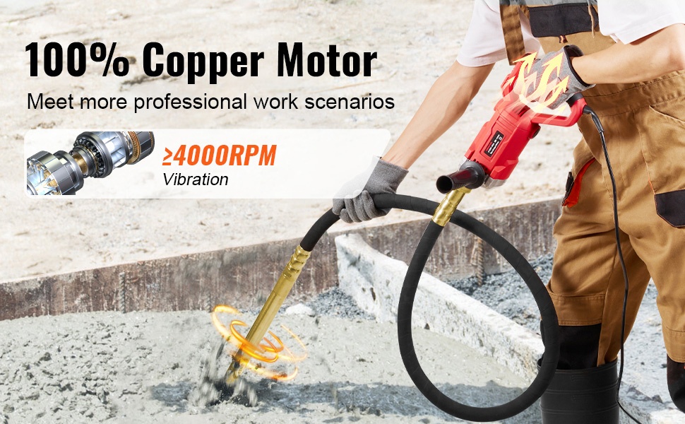 Betonitäryttimen moottori ja runko