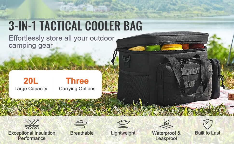 Kylmälaukku 20L ulkokäyttöön