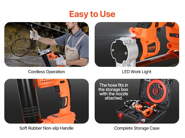 Rasvaprässin LED-valo ja kahva